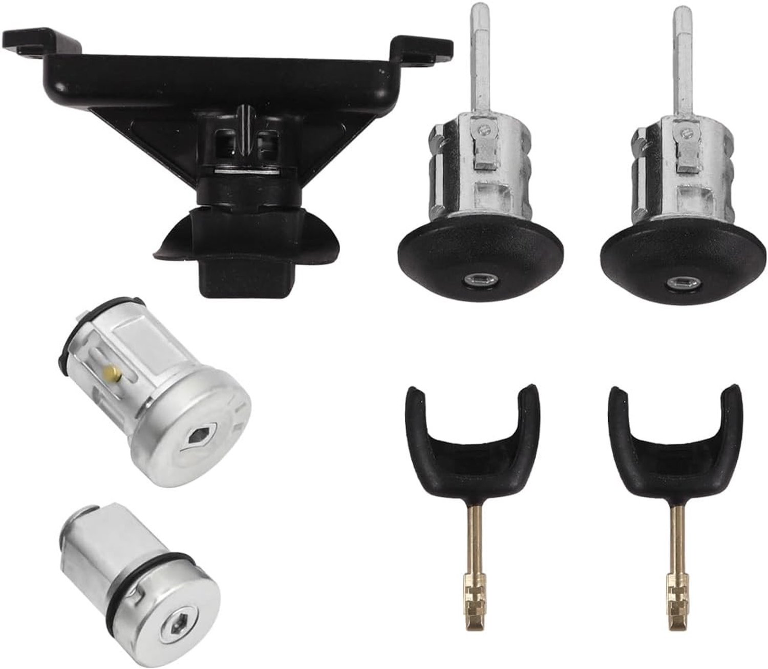 Deurvergrendelingsset voor Motorkap - Vervangingsonderdeel voor MK7 2006-2011, Betrouwbare Beveiliging en Eenvoudige Installatie