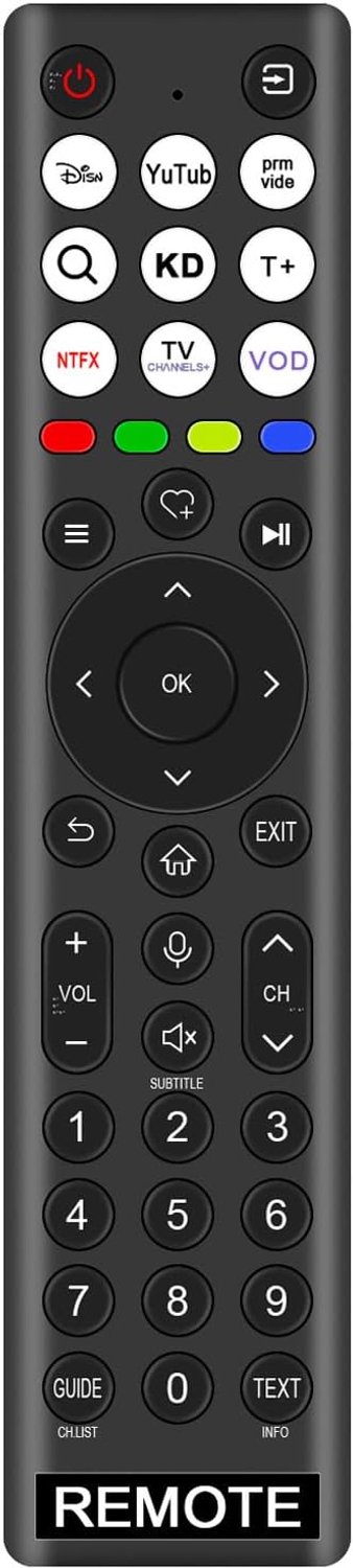 ALLIMITY Voice Remote Control Compatible with Hisense QLED TV 58E7Q 85E7Q 50E7Q 65E7Q 55E7Q 75E7Q 43E7Q 85E7Q-PRO - ShopVlot