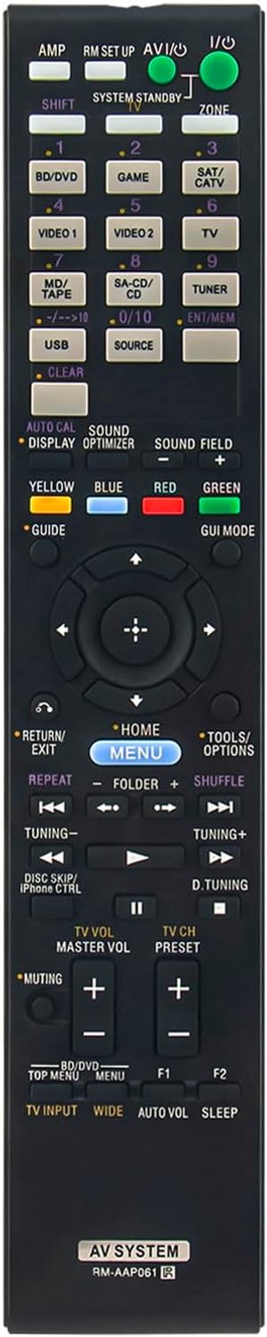 ALLIMITY RM-AAP061 Remote Control Compatible with Sony HiFi System STR-DH820 STR-DH840 STR DH820 DH840 - ShopVlot