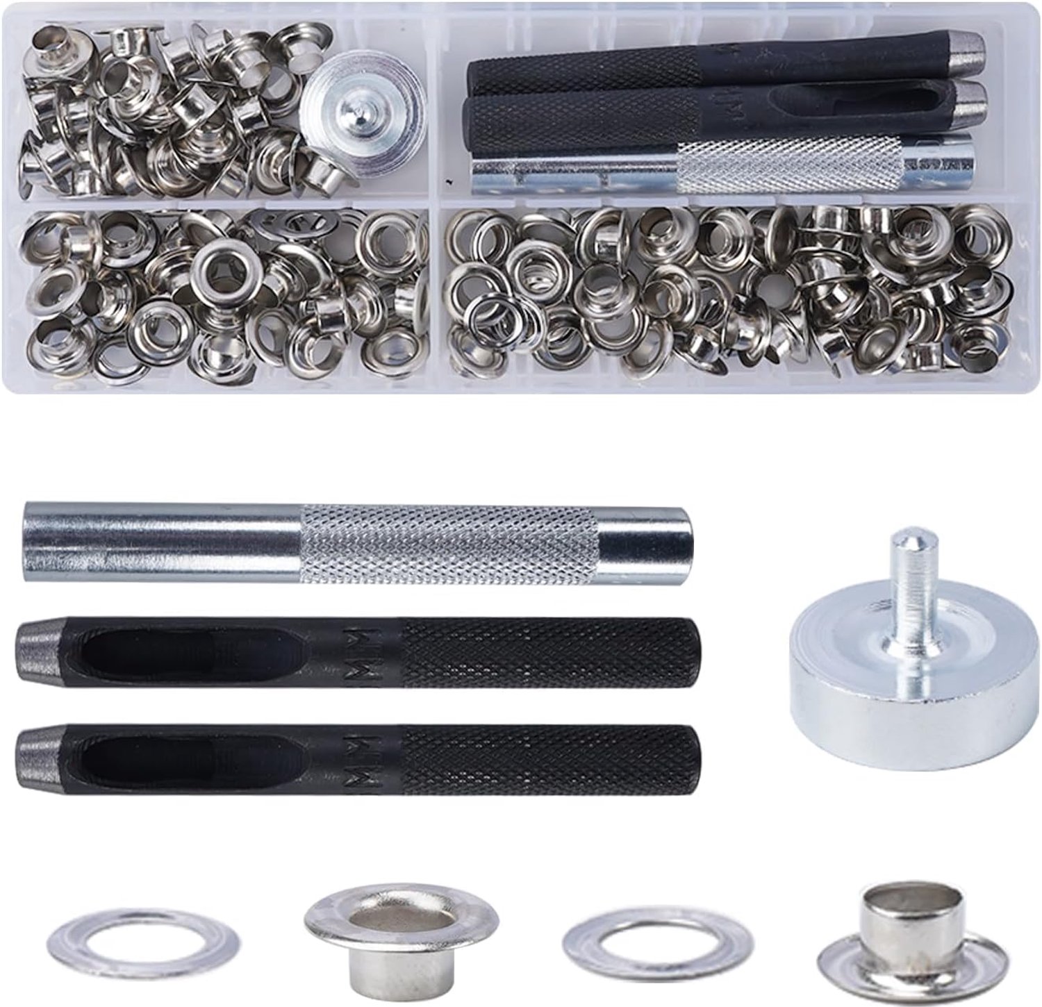 6 mm oog gereedschap kit zilver