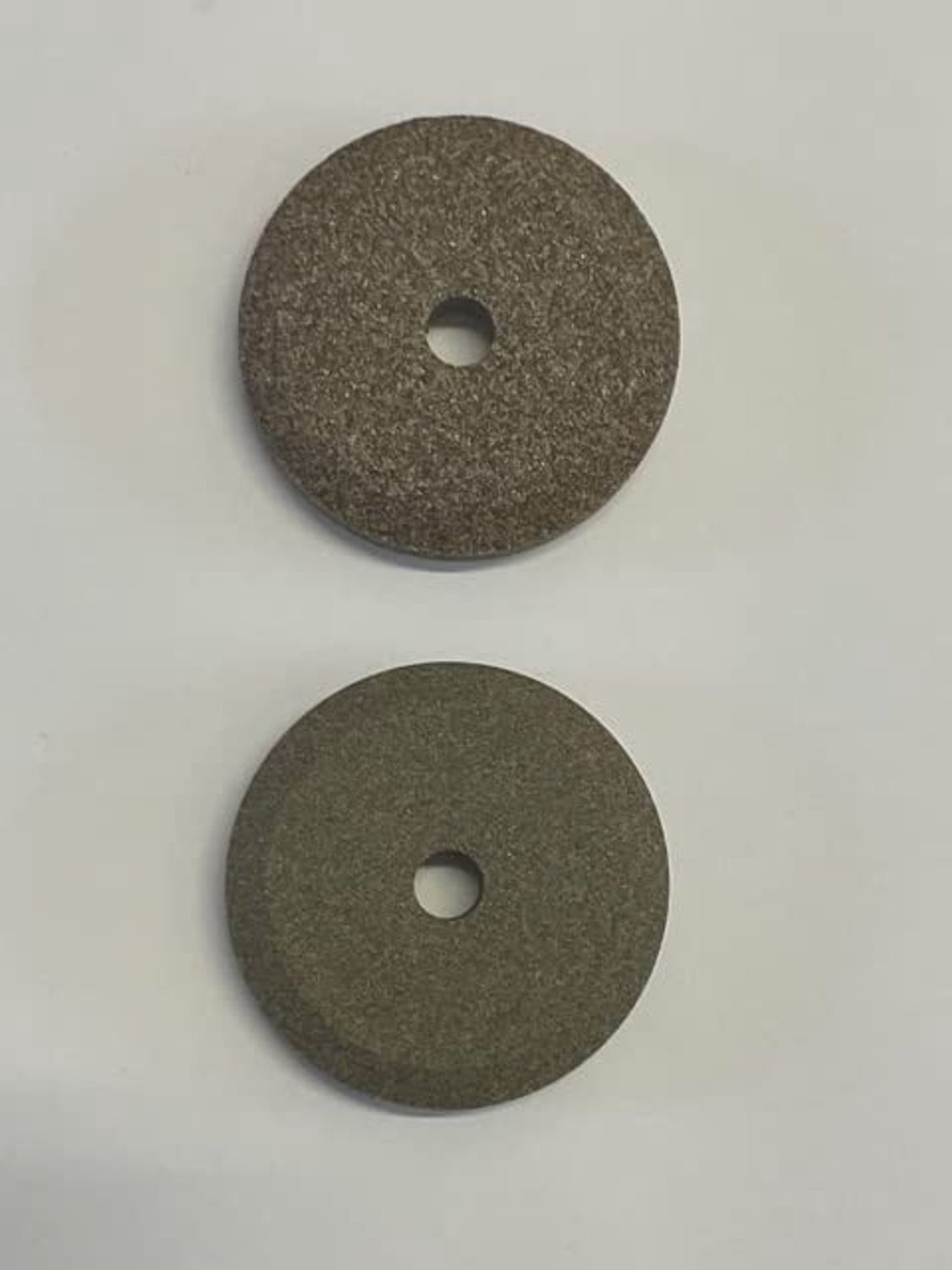 Paar (2 stuks) slijpschijven diameter 40 mm - dikte 8 mm - boring 6 mm reserveonderdeel voor slijpmachine
