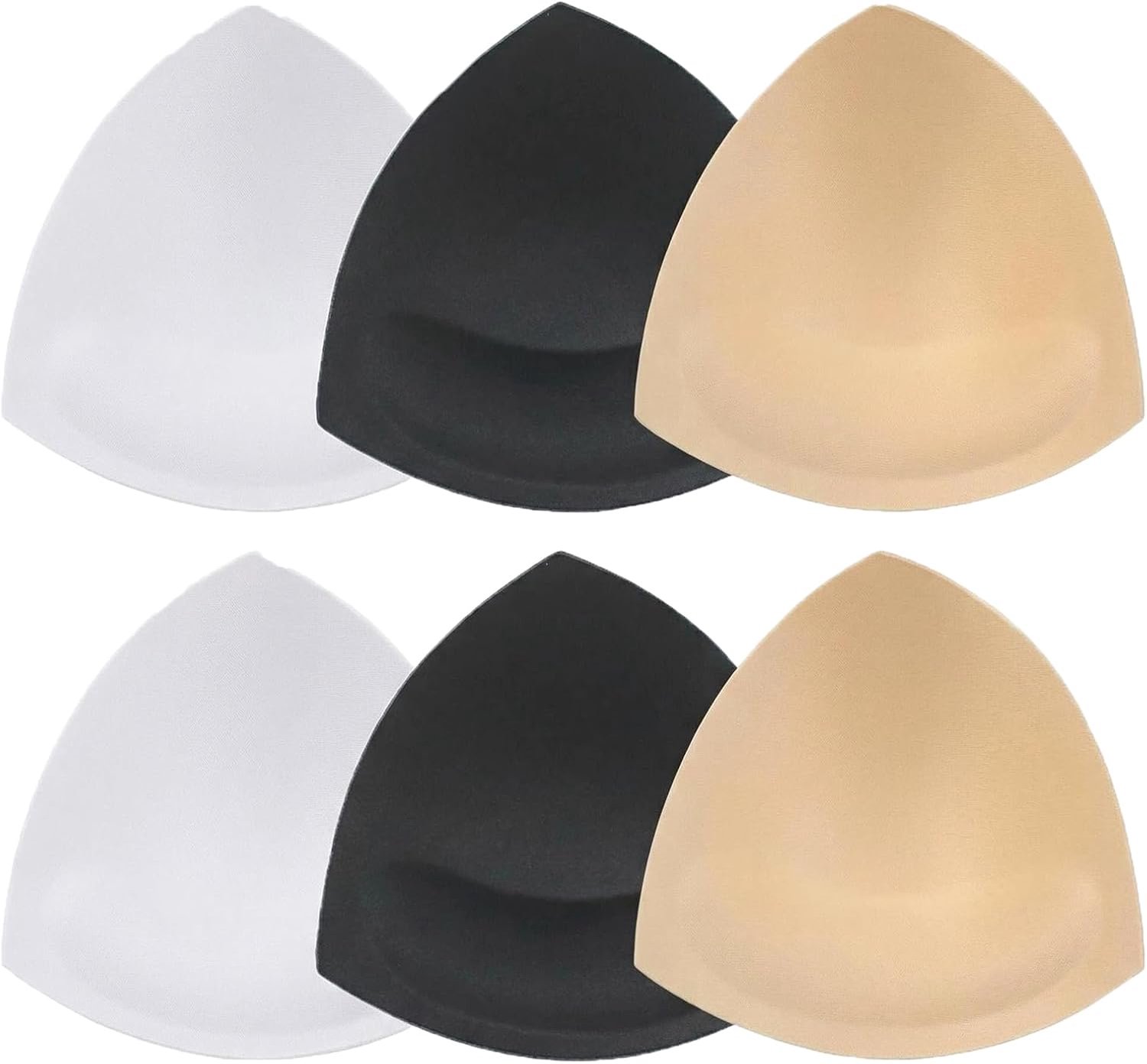 3 Paar Vrouwen Driehoek BH Pads Inserts Verwijderbare Push Up Sport BH Cups Bra Insert voor BIkini Top Badpak