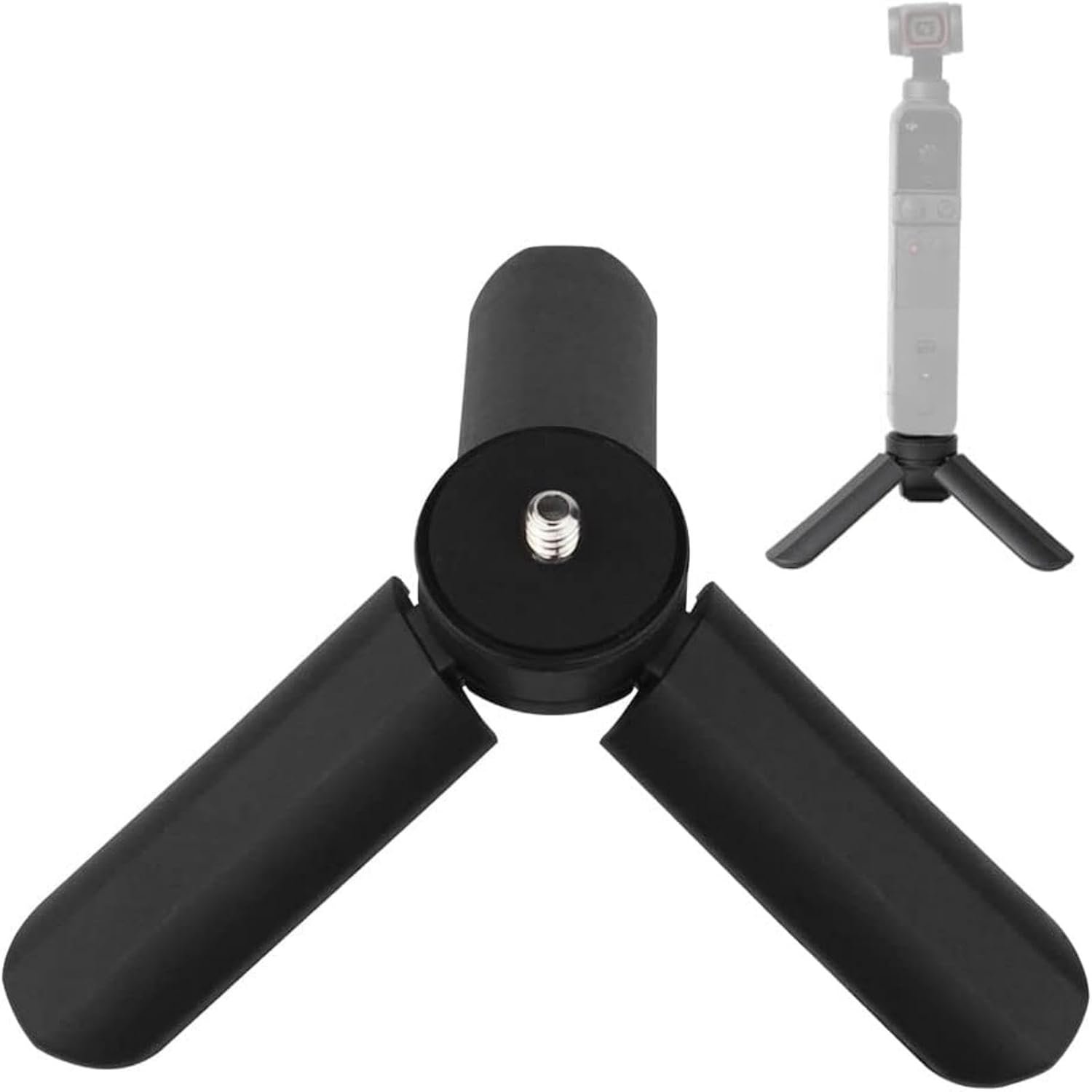 Mini Statief Stand met 1/4 Inch Schroef Desktop Handheld Draagbare Statief Anti Shake Compact voor telefoon Glad 4 Osmo Mobiele Vimble 2 Gimbal Handvat en Alle Camera's