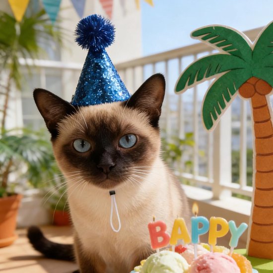 7 Stuks Delige Kleurrijke Glitter Partyhoedjes met Pompom voor Jongen Meisje Verstelbare Elastische Kinband Geschikt voor Verjaardagsfeestjes Dierenfeestjes — afbeelding 4