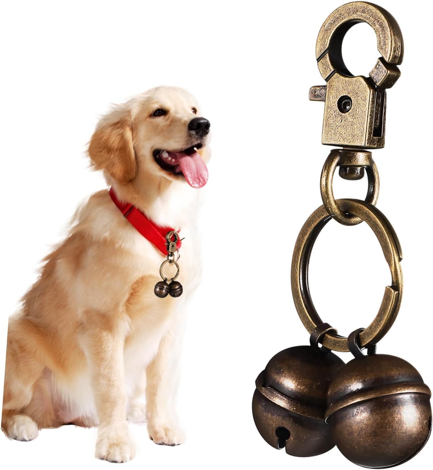 Happyyami Huisdierhalsband Bedel Hondenbel Voor De Jacht Messing Beldecoratie Kattenbel Huisdierhalsband Accessoire Sleutelhangerhanger