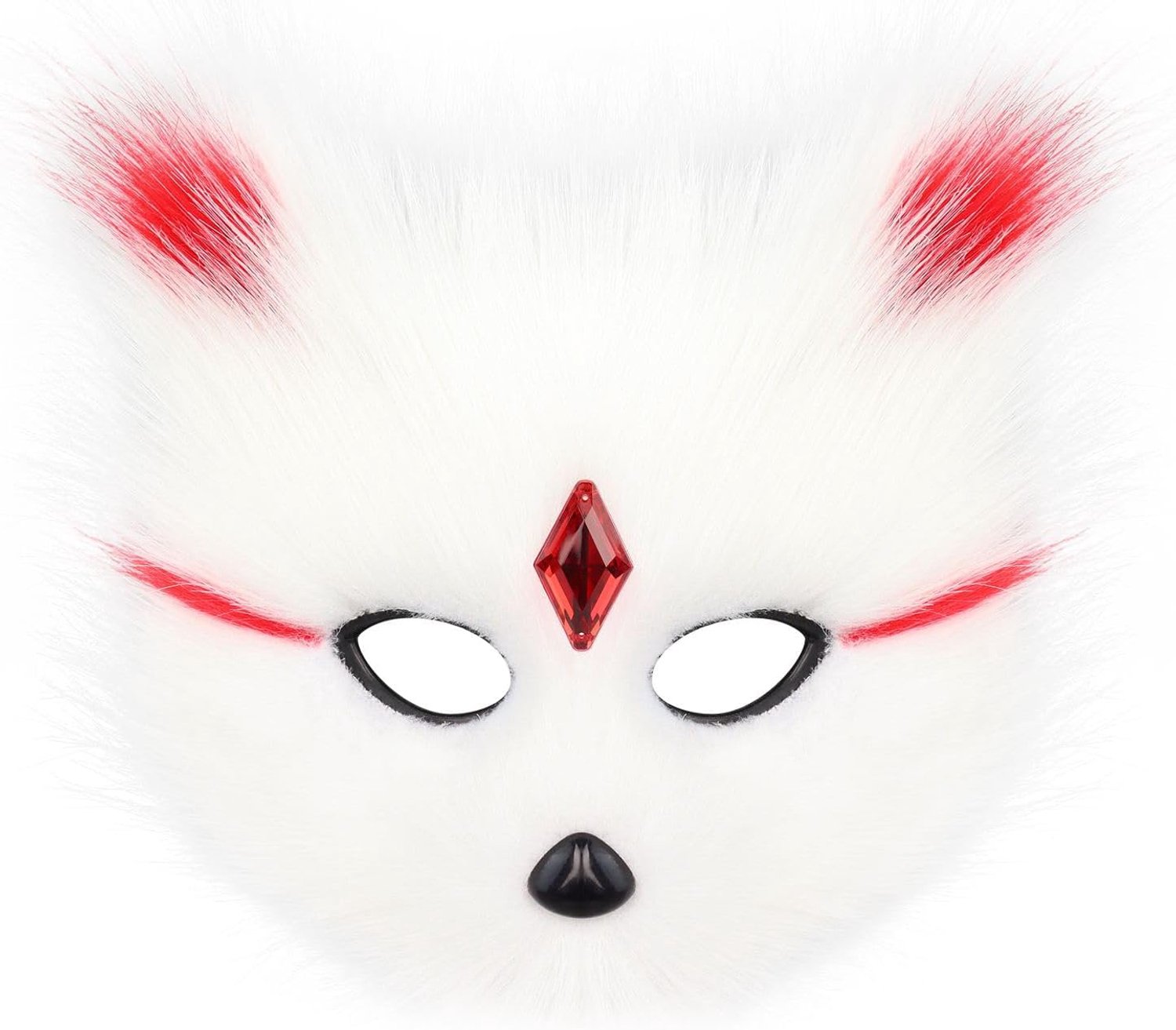Dier Vos Wolf Pluche Kat Half Gezichtsmasker Halloween Party Kostuums Rekwisieten