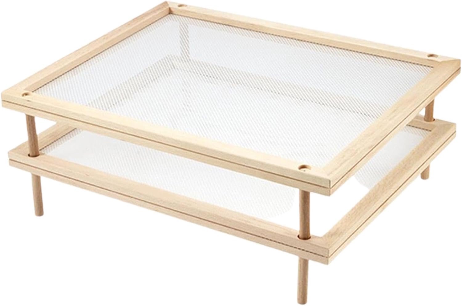 Générique Kruidendroger – houten pasta-droogrek, modulair droogplatform in , natuurlijk ventilatieontwerp, vochtverwijdering met