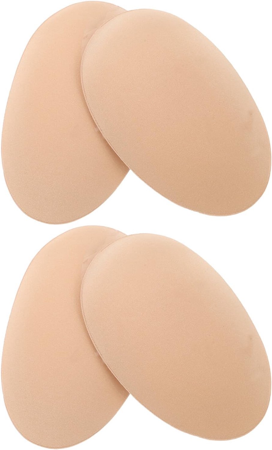 2 Paar Zelfklevende Silicone Mannen Push-up Borstpads Herbruikbare Onzichtbare Spierinzetstukken voor Sport Feest Dagelijks Gebruik Huidkleur
