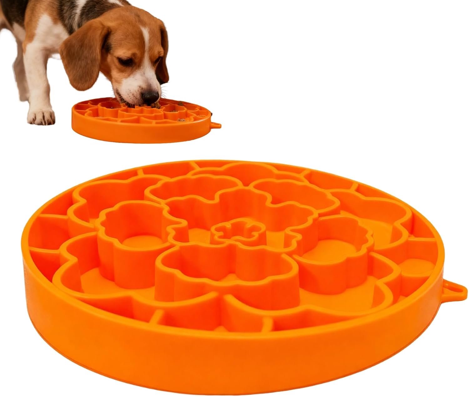 Lekmat voor honden: dubbelzijdig siliconenmateriaal, langzame voerbak