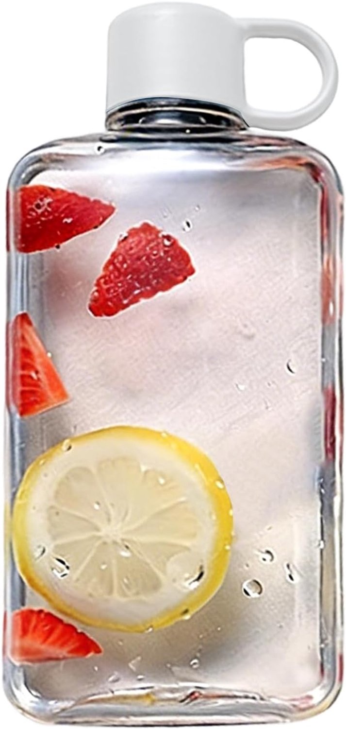 Zakwaterfles 500 ml Platte Draagbare Lekdichte Container