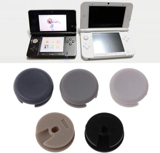 5 Stuks 3D Analoge Stick Cap Vervanging Joystick Cover Reparatie Accessoire Voor Nieuwe 3Ds/3DSLL/3DSXL Game Controller Cap Hoed — afbeelding 2