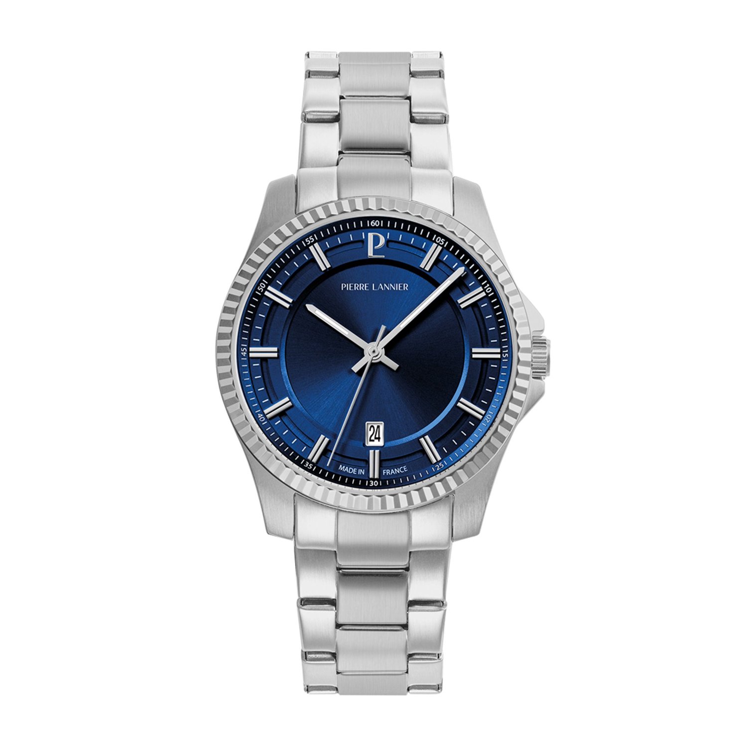 Pierre Lannier 205K161 - Horloge - Roestvrij staal - Zilver - 40 mm