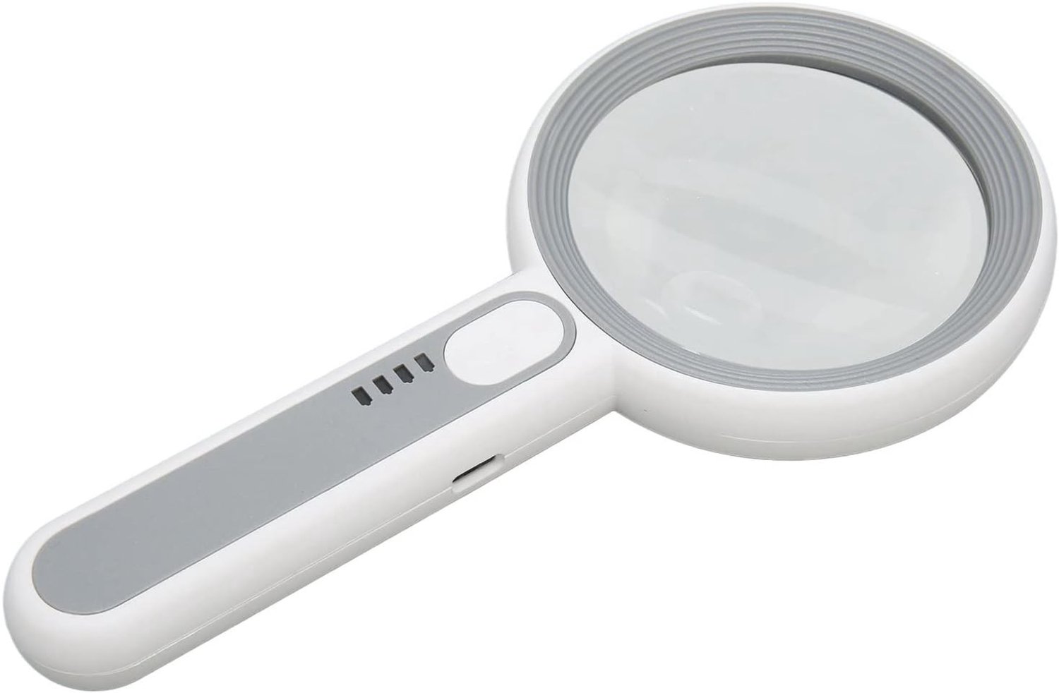 Ergonomische Handheld Loep met LED Verlichting en 3 Modi voor Senioren en Lezen van Sieraden