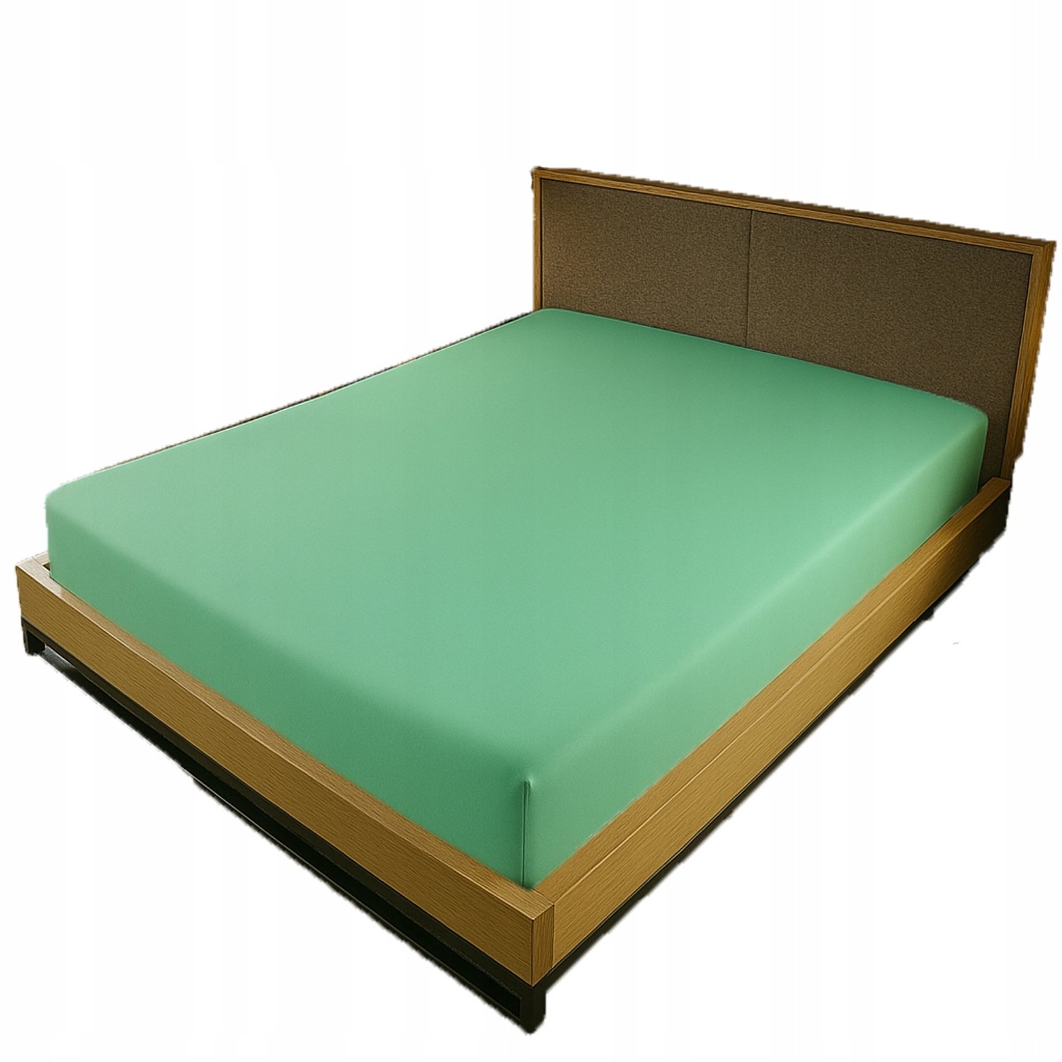 Kam-Pol Jersey Hoeslaken met Elastiek 80x220cm Mintgroen