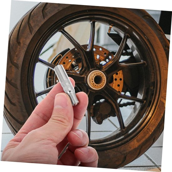 2stuks Verlengstukken Voor Auto Ventielen Koperen Verchromen Ventieldoppen Voor Auto Motoren Fietsen Compact Duurzaam Voor Moeilijk Bereikbare Ventielen — afbeelding 5