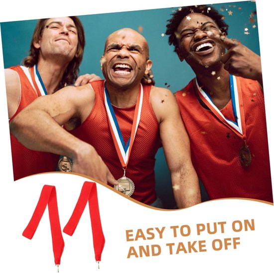 20stuks Medaille Lanyards Ribbons Stevige Medaille Straps Voor Evenementen Sportprijzen Feestjes Stijlvolle Nekbanden Voor Medailleuitreikingen — afbeelding 3