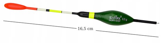 SHARK Balsa Doorvoer Dobber 3g / 16,5cm - Perfecte Kwaliteit — afbeelding 2