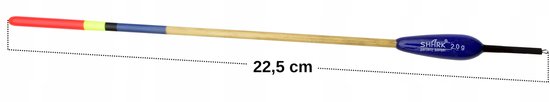 Shark Balsa Dobber 2g - 22.5cm - Perfecte Kwaliteit — afbeelding 3