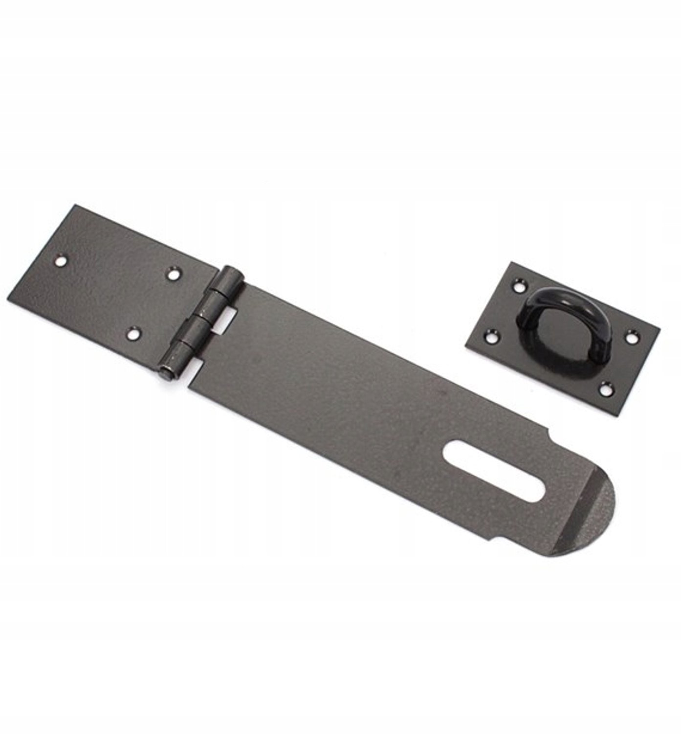 Zwarte Bevestigingsbeugel voor Hangslot - Zwart 200x50mm
