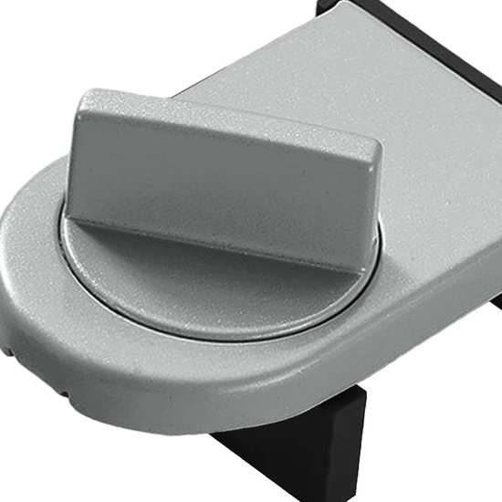 4 Stuks Schuifraam Lock Stopper voor Slaapkamer, Zilver 4x6x2.2cm — afbeelding 3