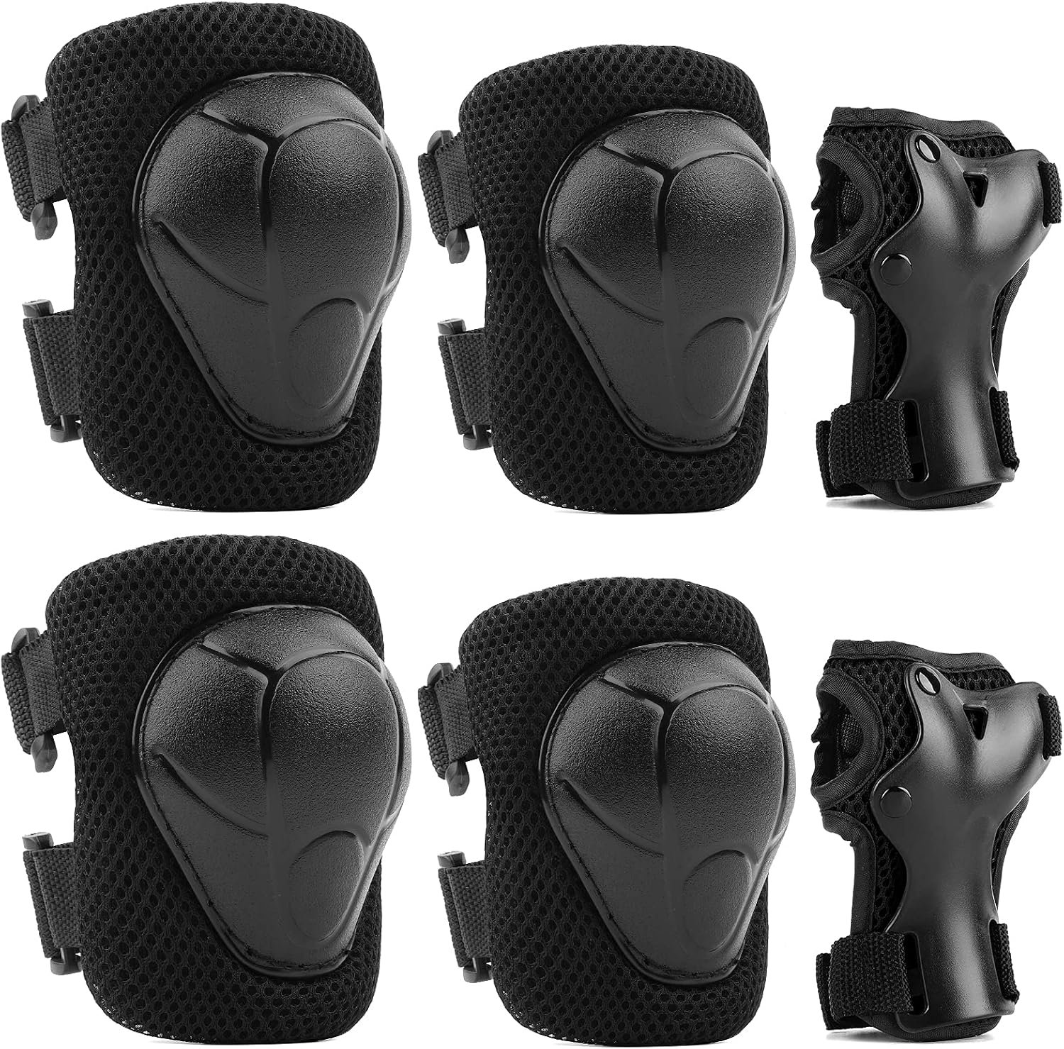 Store Kniebeschermers voor kinderen, kniebeschermers, inline skates, beschermers, inlineskates, beschermingsuitrusting, skateboardbeschermers, set beschermers, set voor kinderen, knie- en