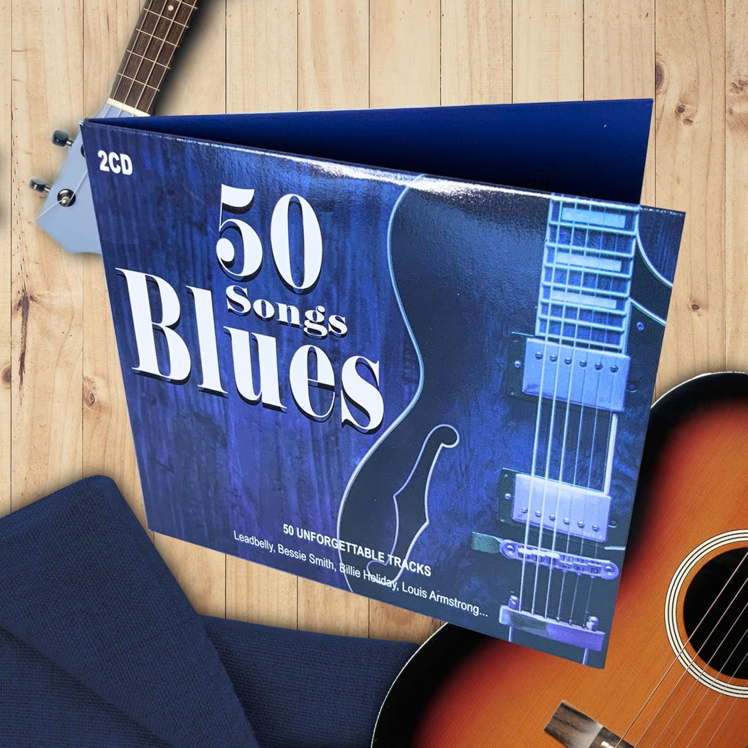 2CD 50 Songs Blues,Blues Music, Louis Armstrong, Billie Holiday, Fast Waller Soul Music