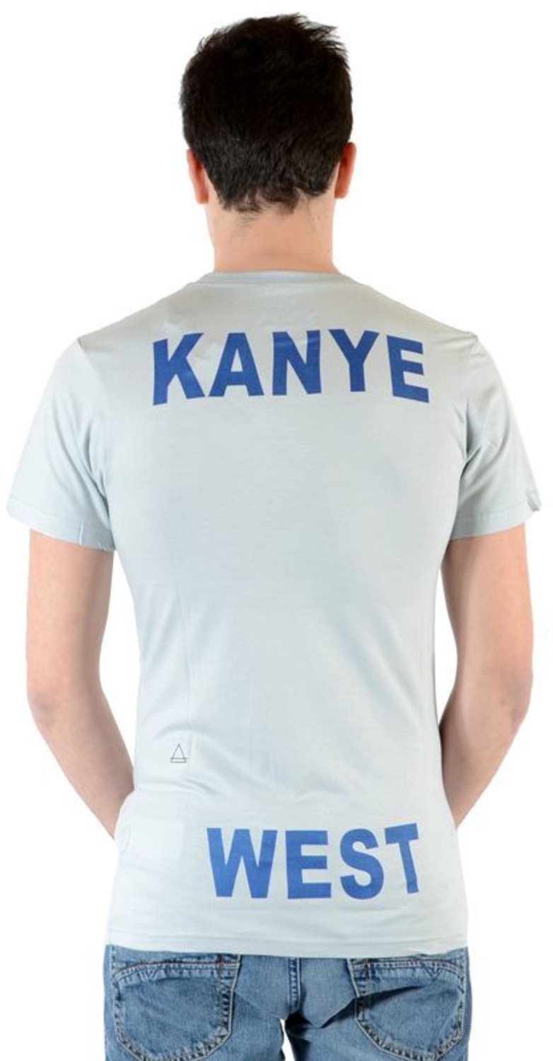 Kane T-shirt Kanye West zilvergrijs