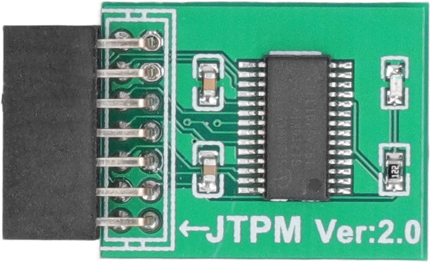TPM 2.0 Security Module with 14 Pin LPC Interface, Strong Encryption for Computer Motherboards, Compatible with Z590 - ShopVlot