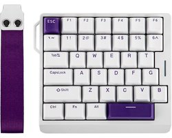 One Hand Hall Effect Gaming Toetsenbord met 8K Polling, 0.125ms Reactietijd en RGB Verlichting voor PC/Mac