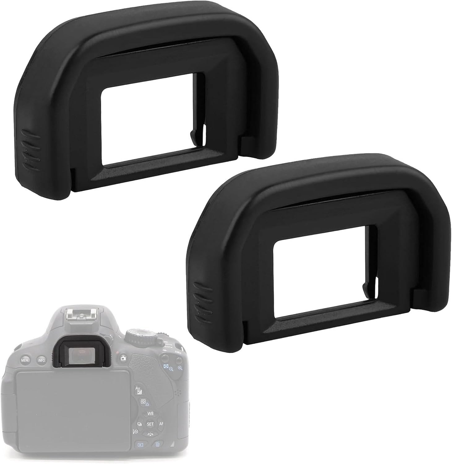 2 Stuks Verrekijker Oculair voor Canon EOS 100D - Vervangend Oculair, Fotografie Accessoires, Camera Onderdelen