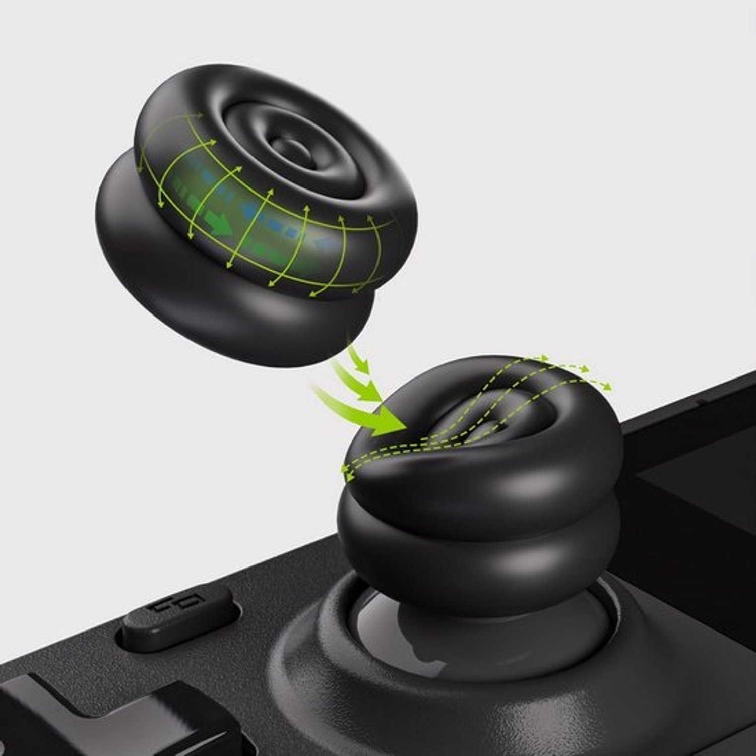 Thumbstick-grips - Voor Steam Deck OLED & LCD en PS Portal - Antislip siliconen joystickcovers - Met verhoogde grip