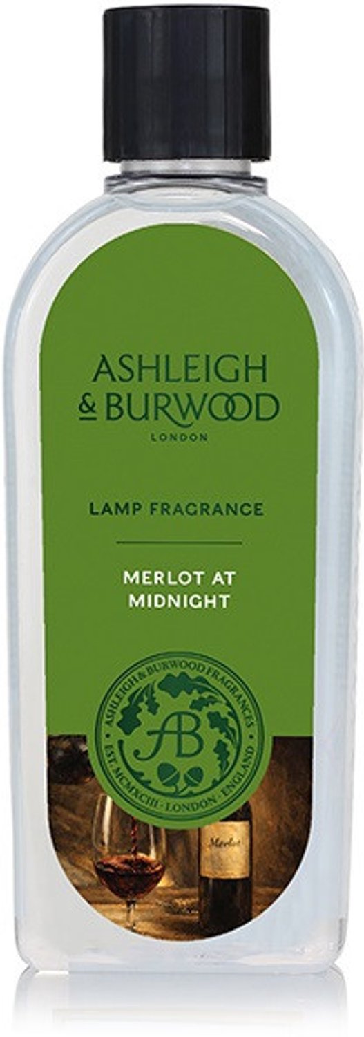 Ashleigh & Burwood - Merlot at Midnight Geurlamp olie 500ml - Lampenolie - voor geurbrander