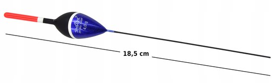 SHARK Balsa Dobber 4g - 18.5cm - Hoge Kwaliteit Vissersdobber — afbeelding 2