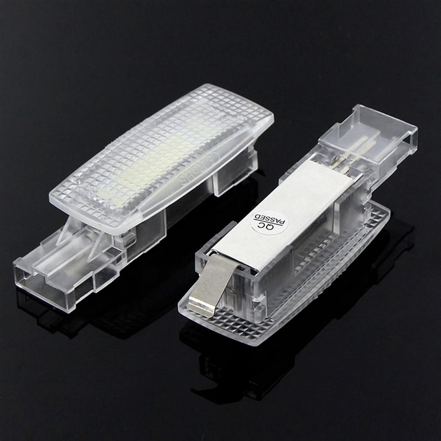 Auto LED zonneklep Leeslampen Make-up Licht, for Passat, B7 CC, for Golf, 5 6 MK6 PLUS, for Jetta, for POLO, 6R, for EOS, for Tiguan, for Touran, for Scirocco, Auto-interieurverlichting(2PCS LE