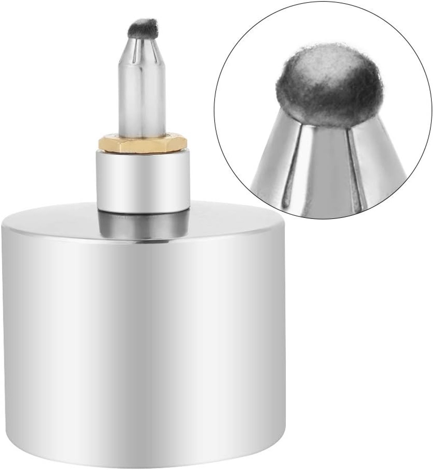 200 ml laboratorium alcoholbranderlamp, verdikte 304 roestvrijstalen zilveren alcohollamplont, voor tandtechnisch laboratorium