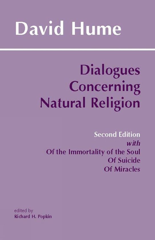 Boek kaft David Hume Dialogues Concerning Natural Religion, Second Edition
