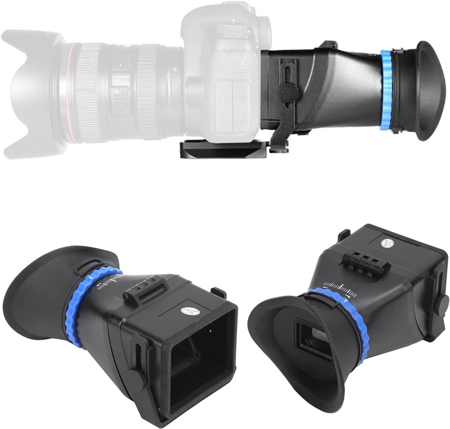 Camera Finder 3in/3.2in - Professionele SLR Finder - 3X vergroting - Perfect voor video-opnames - ShopVlot