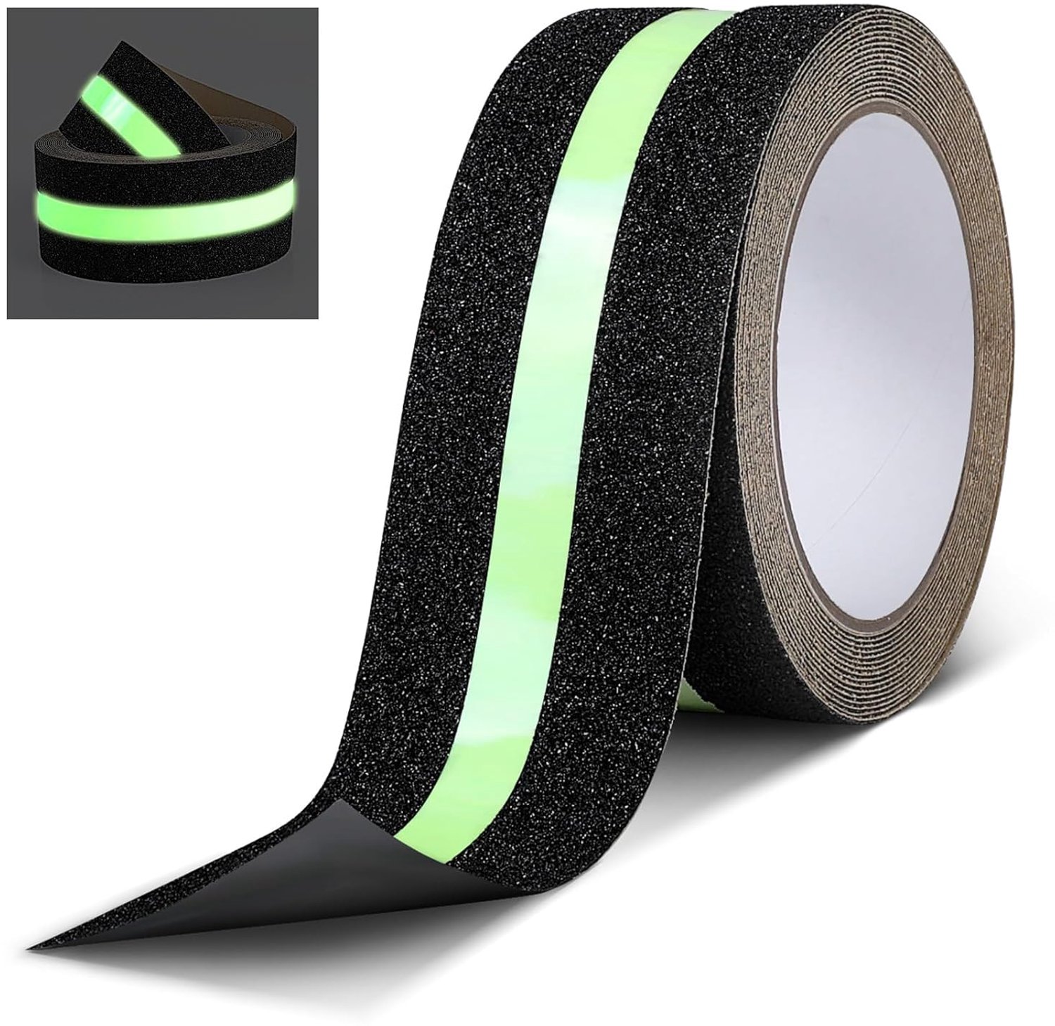Non-slip tape 5 m x 5 cm - fluorescerend - zelfklevend - veilig op trappen - Vemera