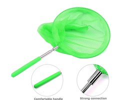 EGOSKY 3 Pack 3 Kleuren Vlindernetten, Telescopische Vlindernet Uitschuifbaar van 17 CM tot 65 CM voor Kids Catching - ShopVlot