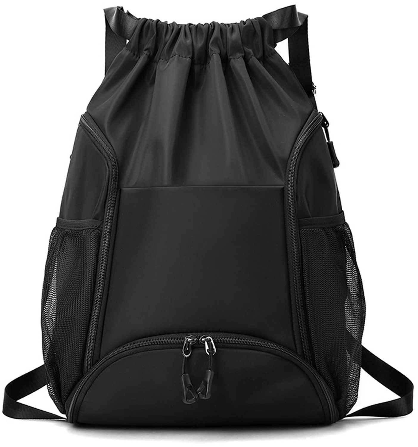 Eclove Gymtas met trekkoord, rugzak, waterdicht, opvouwbaar, met schoenenvak, ritssluiting en netvakken, uniseks - ShopVlot