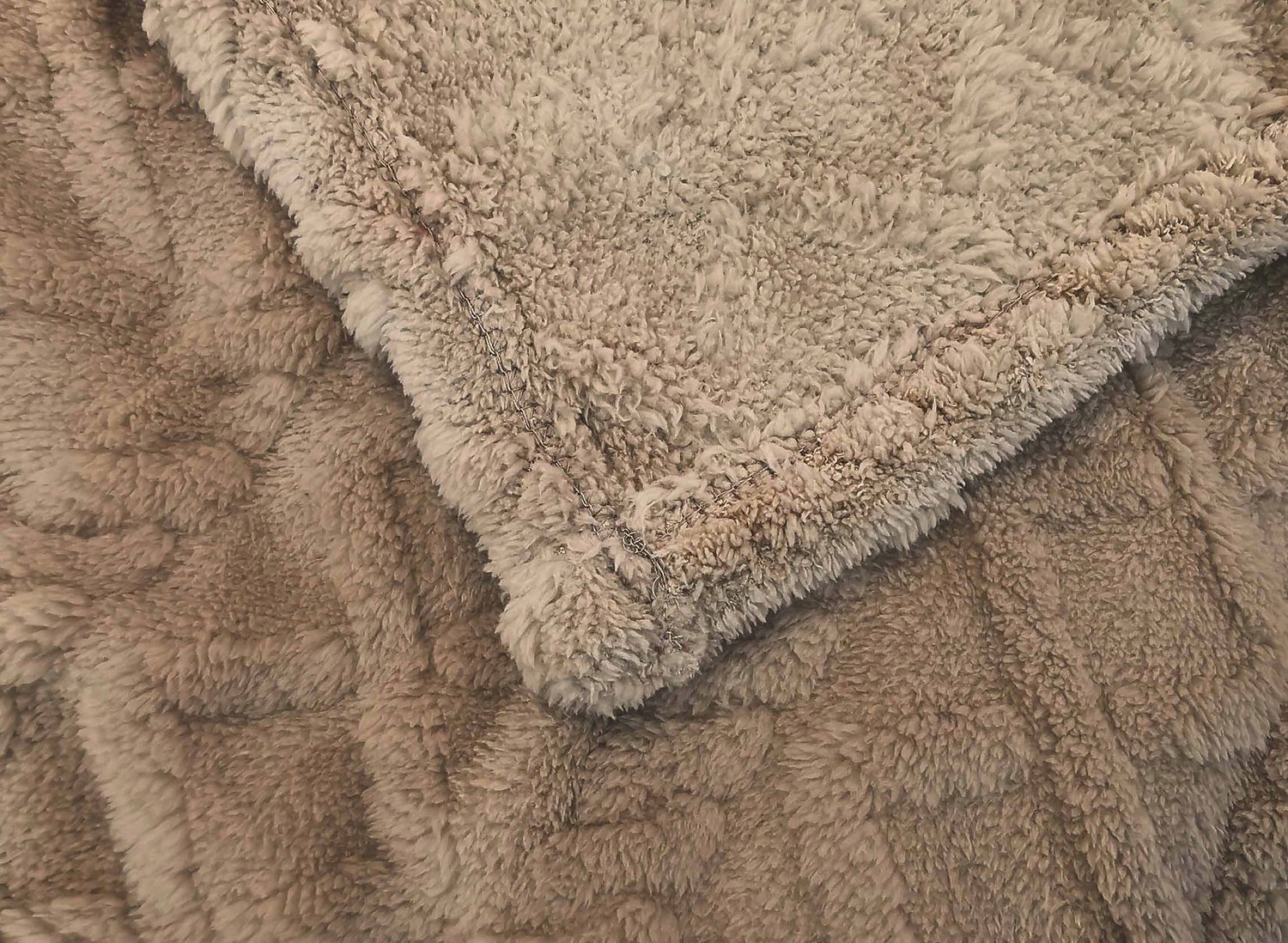 Scandinavische Plaid Aries 150x200cm - Zacht & Warm - Beige