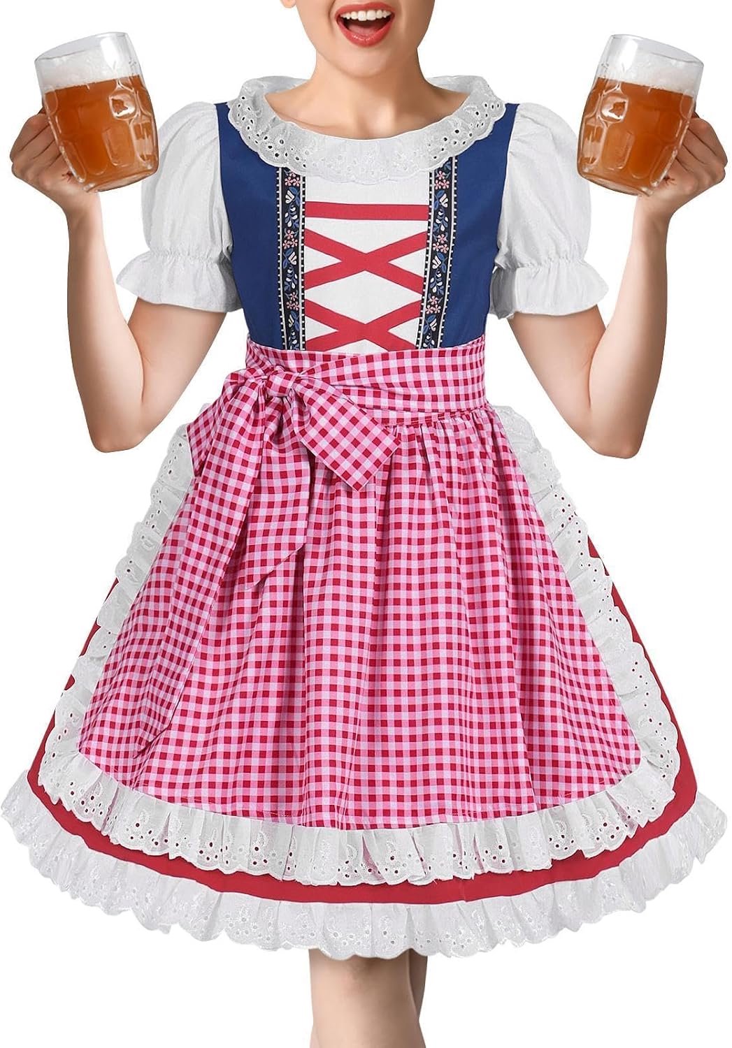 Oktoberfest-kostuum voor meisjes, vintage Beierse verkleedkledij
