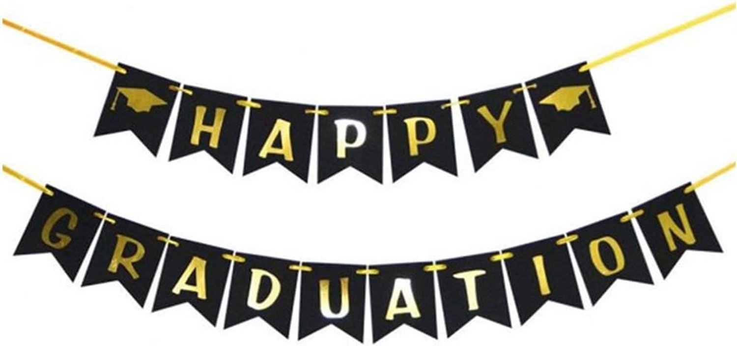 Graduation Banner Decor Hanging Graduation Party Ornament Classroom Decoration Easy To Hang Festive