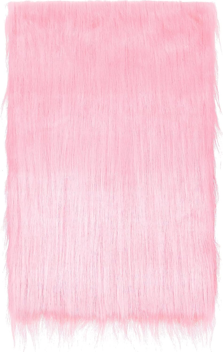 Kunstbont om te knutselen, 60 x 40 cm, kunstbont, per meter, doe-het-zelf decoratie (roze)
