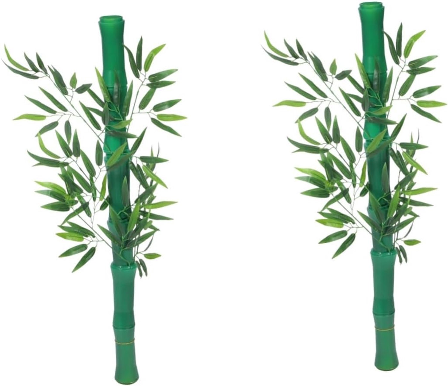 Alipis 2 Sets Bamboo -gewrichten en pijpdecoratie binnen nep Hallo afvoerpijp decor keukendecoratie voor rioolbuis kunstmatige bamboe buis plastic Green