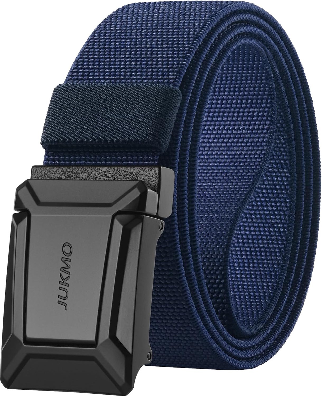 JUKMO Stretch Tactical Belt for Men, Military Work Rigger Hiking 1.5" Elastic Nylon Web Ratchet Quick Release Belt - ShopVlot