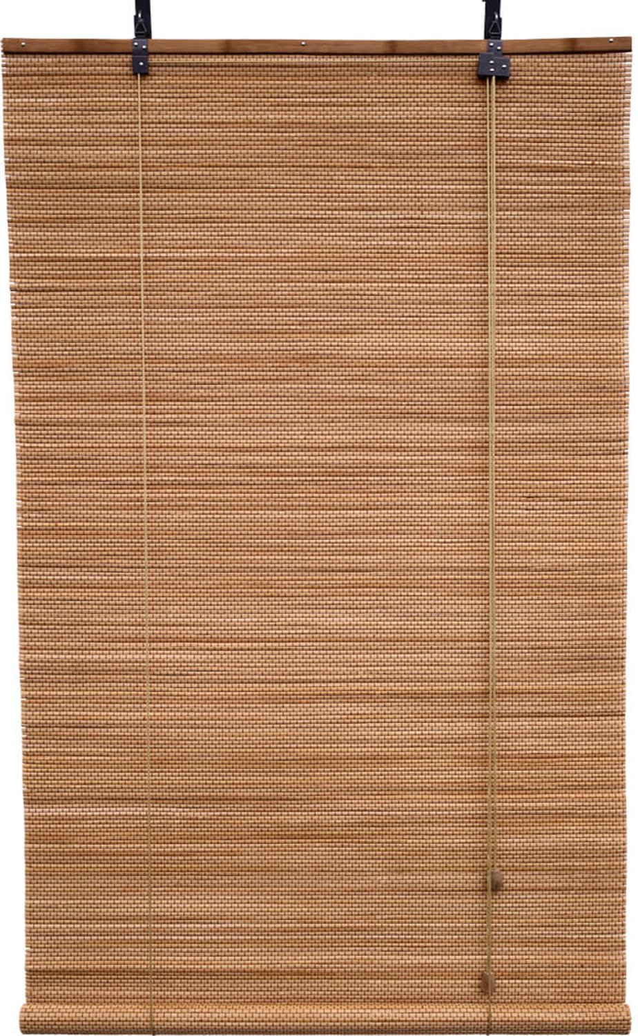 Bamboebaas® bamboe rolgordijn Luca - Bruin - 90x160 cm - Natuurlijke look - Zonwerend - Duurzaam bamboe - Lichtdoorlatend - Geschikt voor binnen en buiten - Eenvoudige montage