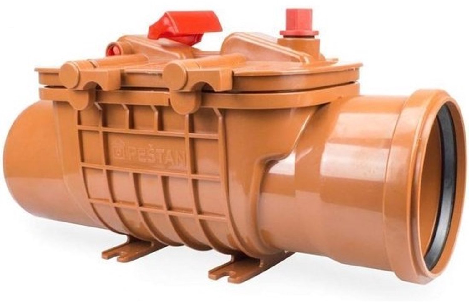 Dubbele terugslagklep Ø110mm voor rioolbuizen - Ratten- en overstromingsbescherming