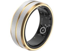 Cuifati Smart Tracker Gezondheidsring voor dames en heren, IP68 waterdichte draagbare fitness-tracker-ring met slaapbewaking stap tellen camerabediening hartslag lichaamstemperatuur