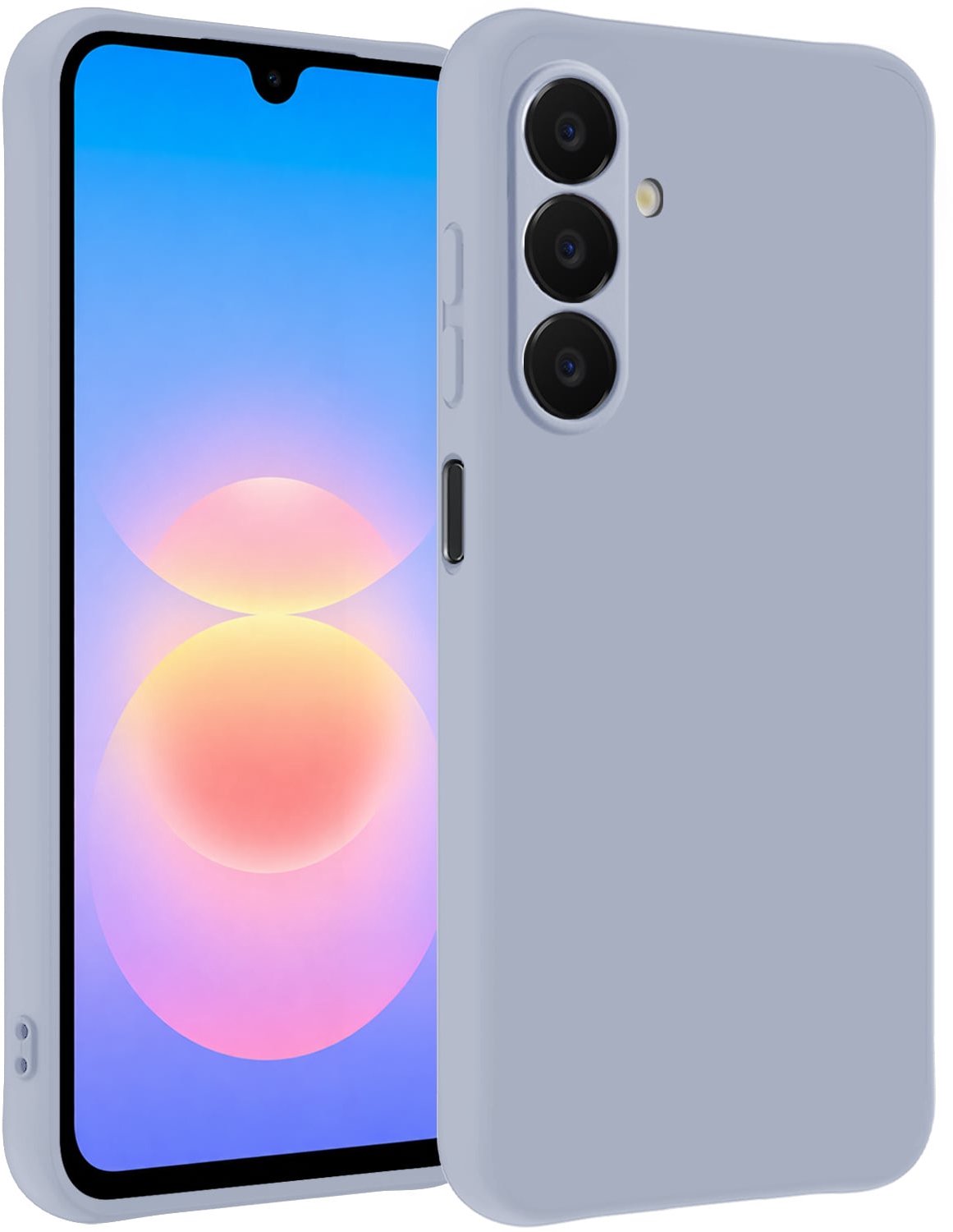 Hoesje - Geschikt voor Samsung Galaxy A18 - Sterk & Shockproof - Siliconen Case - Hoes Cover - Telefoonhoes - Lila